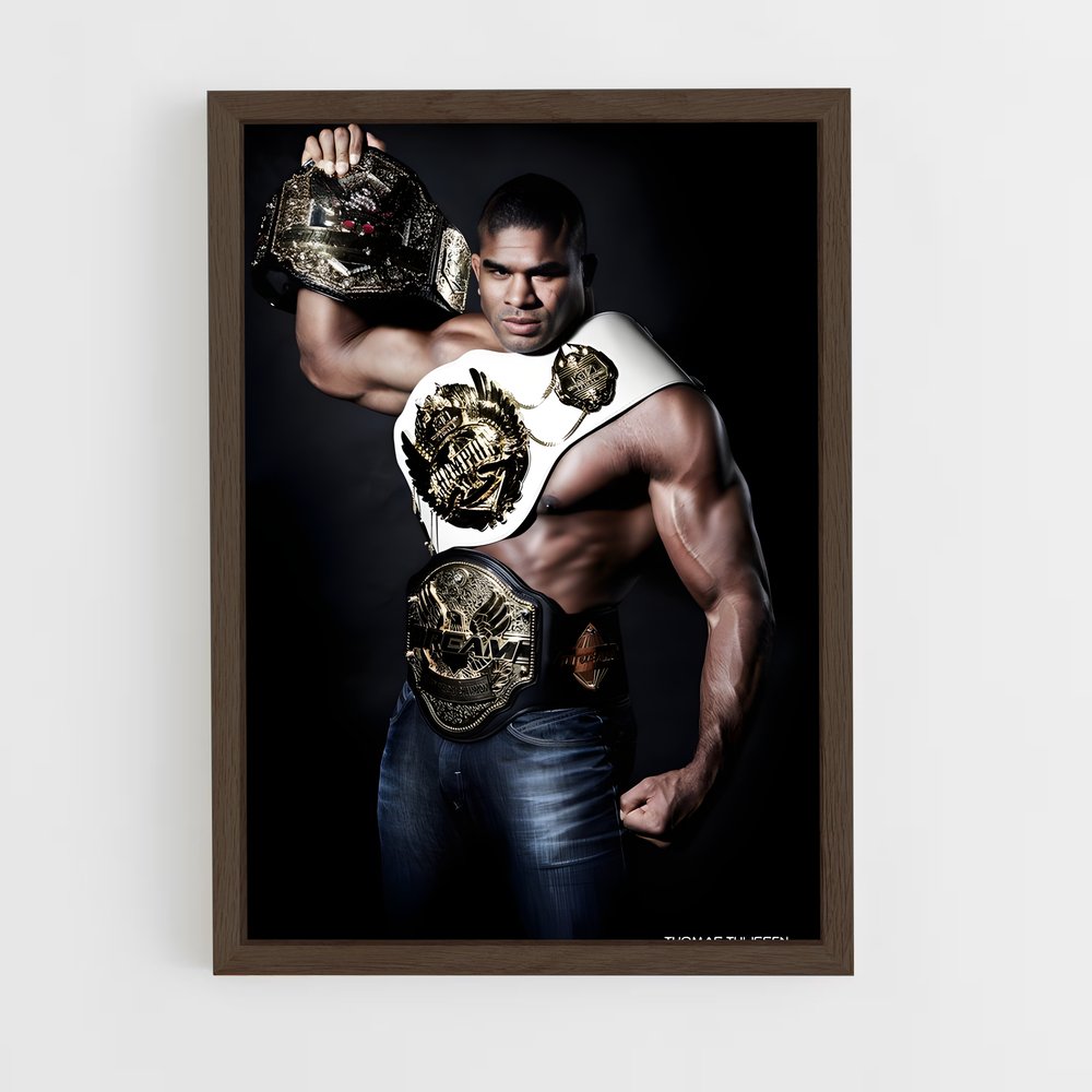 Poster overeem plonge – affiche Kick-boxing (vue 5)